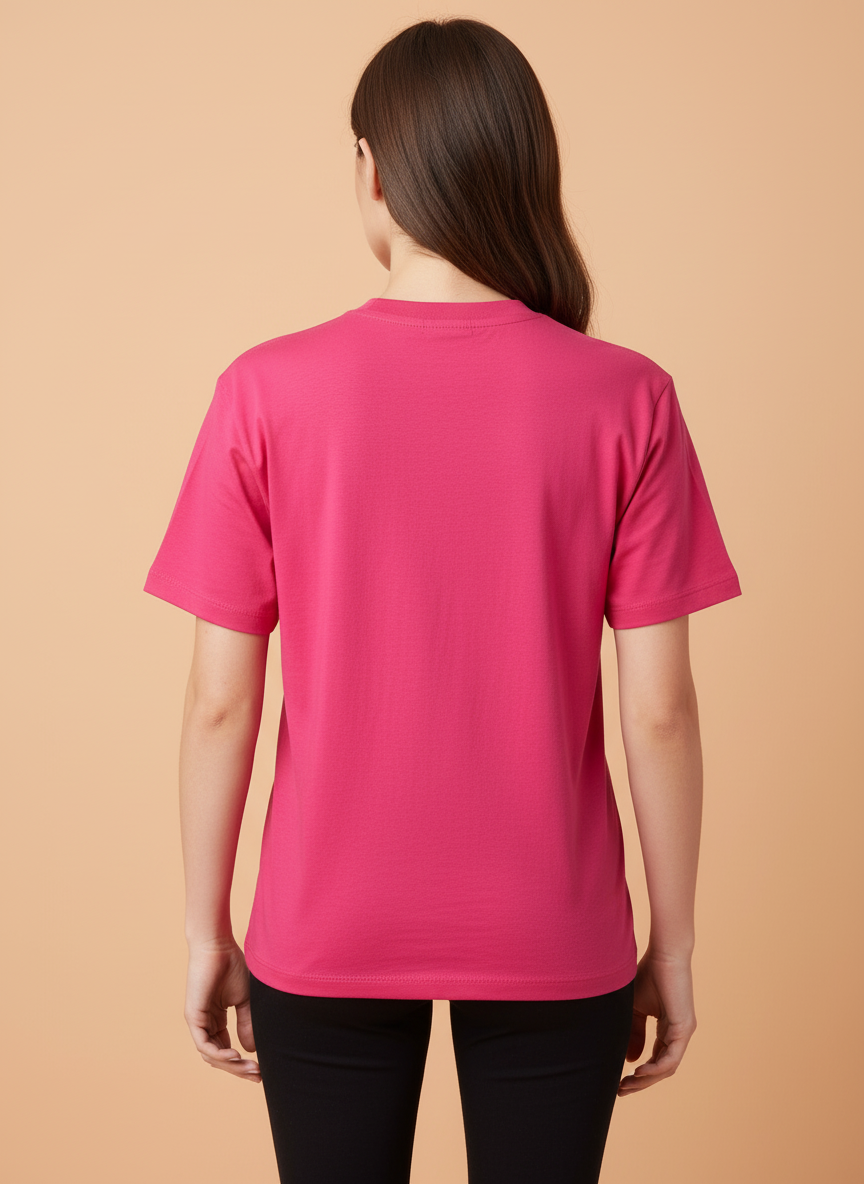 Magenta Tropical Minnie Mouse Oversized T-Shirt