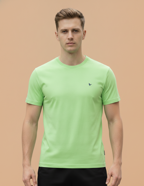Mens Premium Cotton Half Sleeve Crew Neck T-Shirts