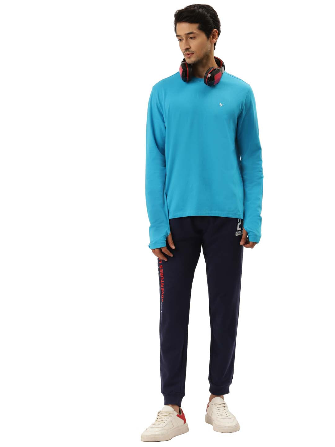 Mens Premium Cotton Printed Track Pants