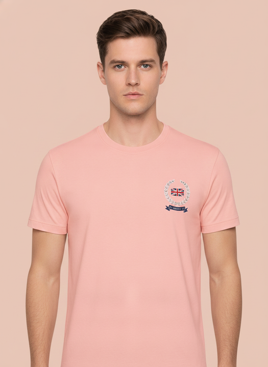 Mens Premium Cotton Lycra Graphic Half Sleeve Crew Neck T-Shirts