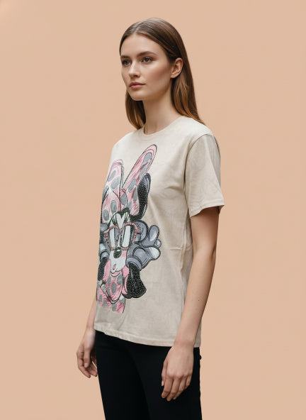 Trendy Graphic Print Oversized T-Shirt