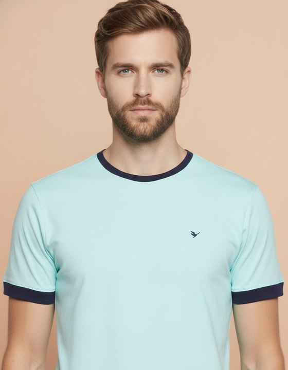 Mens Premium Cotton Half Sleeve Crew Neck T-Shirts