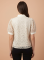 Luxury  Lace Premium Textured Shirt For Womens