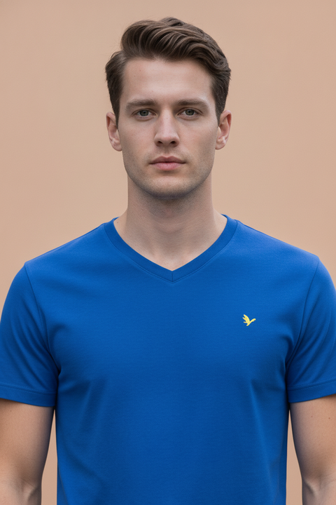 Mens Premium Cotton Half Sleeve V Neck T-Shirts