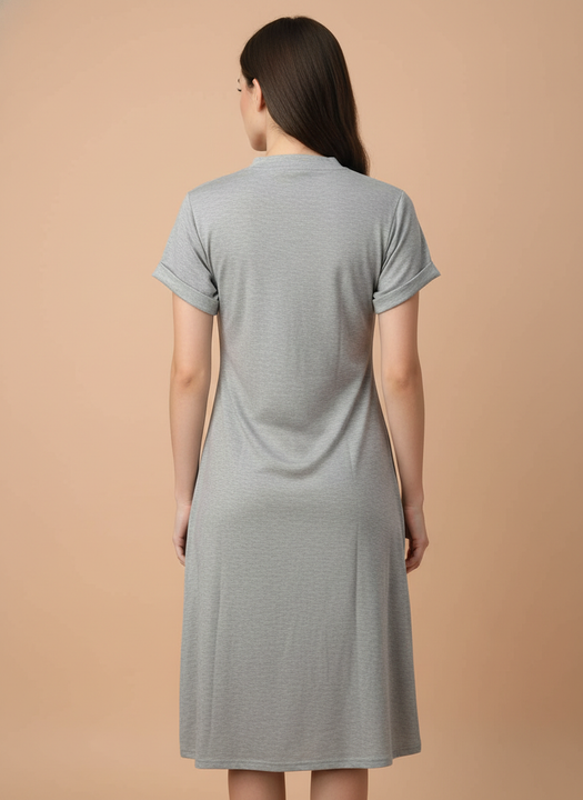 Women’s Printed Grey  Dress