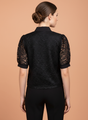 Luxury Lace Premium Textured Shirt For Womens