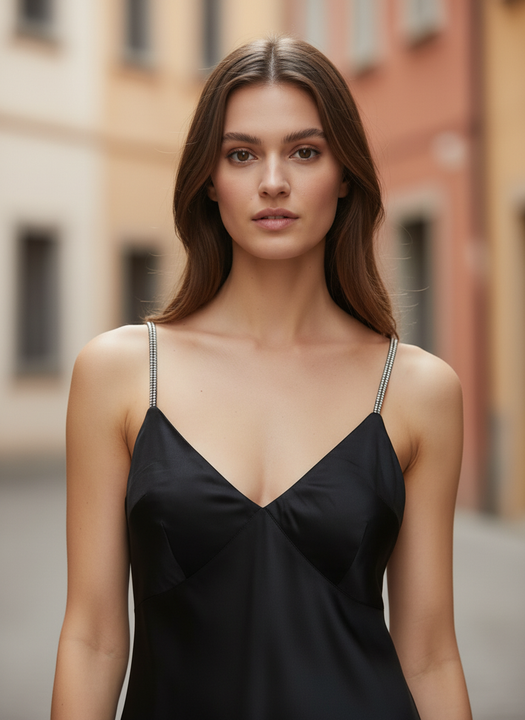 Elegant Spaghetti Strap Nightwear & Party Wear