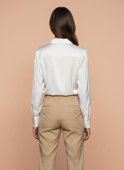 Vanilla Regular Fit Summer Satin Shirt