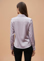 Lilac Regular Fit Summer Satin Shirt