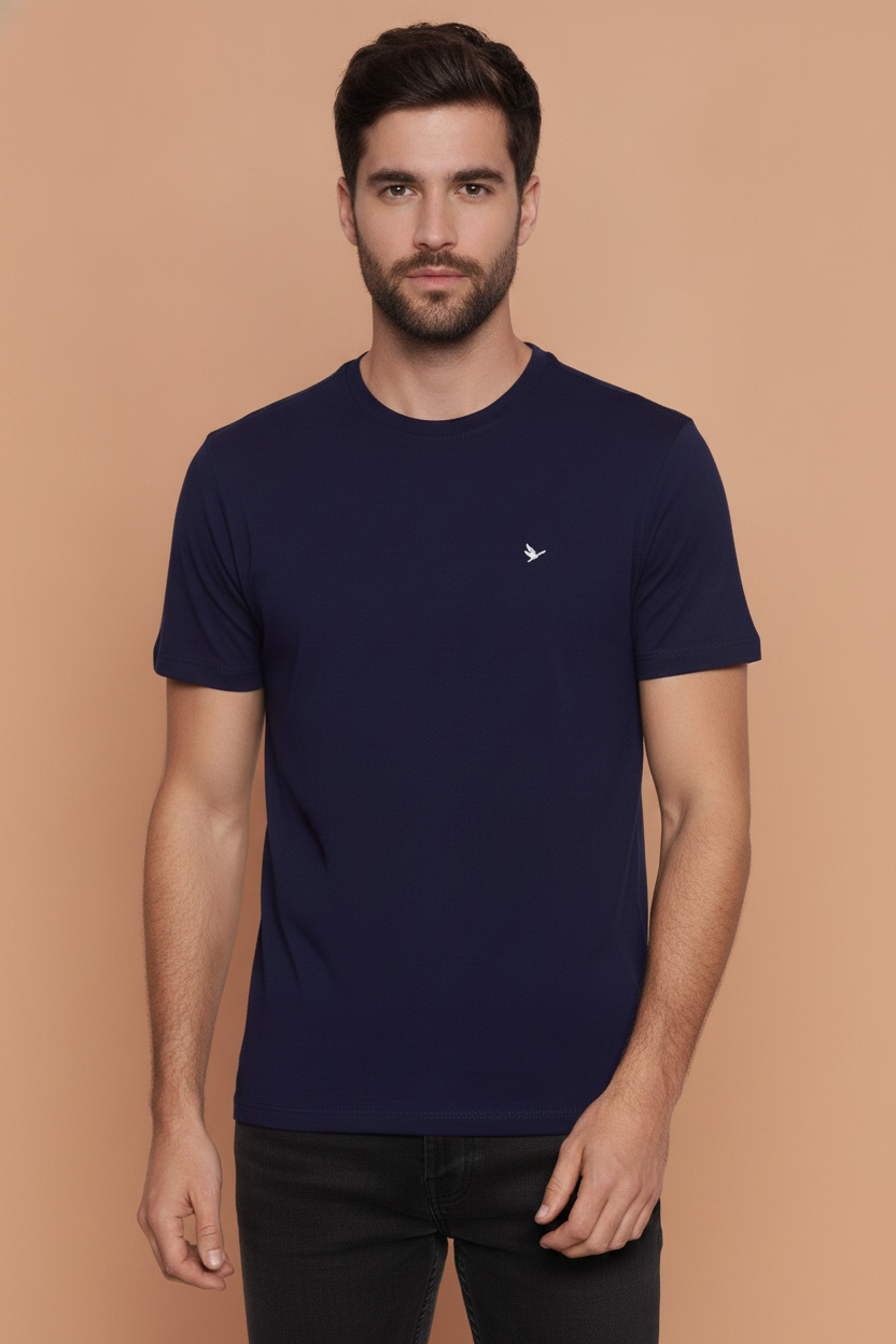 Mens Premium Cotton Half Sleeve Crew Neck T-Shirts