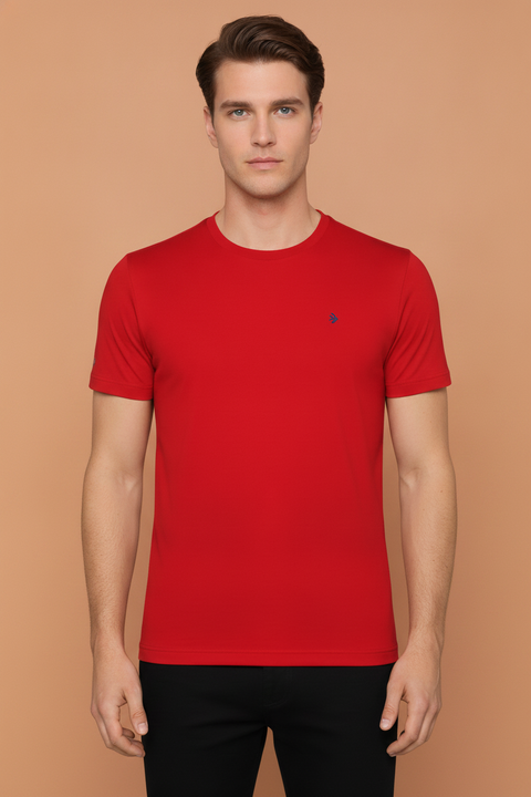 Mens Premium Cotton Half Sleeve Crew Neck T-Shirts