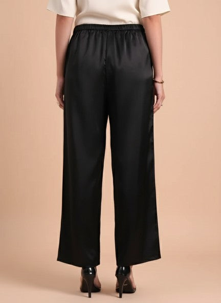 European Satin Loose Fit Trouser