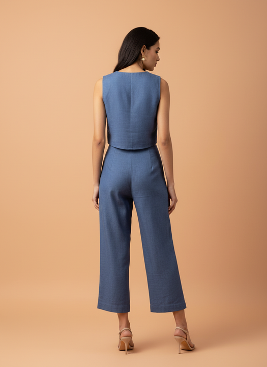 Elegant Blue Co-Ord Set for Women