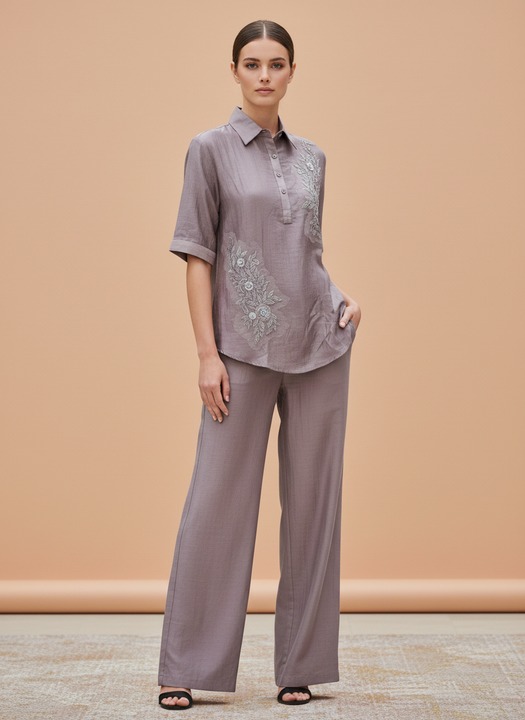 Elegant Embroidered Co-Ord Set for Women – Premium Casual & Semi-Formal Wear