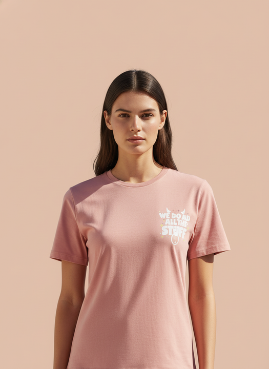 Women's Pink Oversized T-Shirt