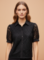 Luxury Lace Premium Textured Shirt For Womens