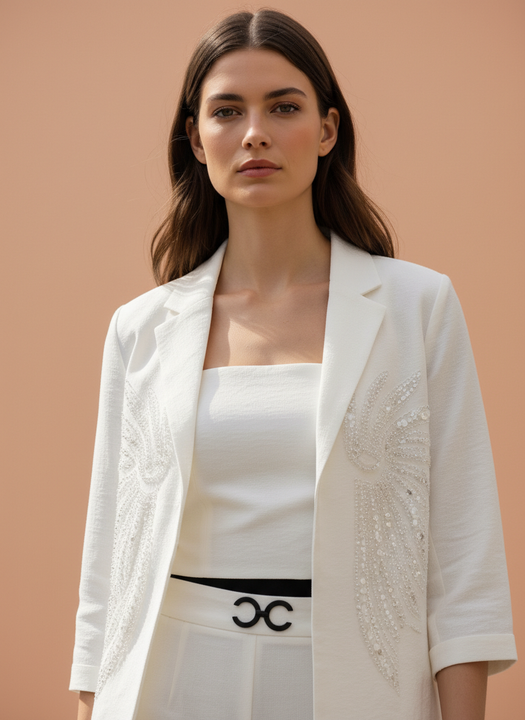 Elegant White Co-Ord Set for Women