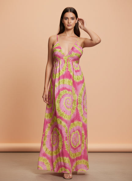 Women’s Stylish Printed Maxi Dress