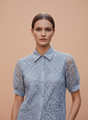 Luxury Lace Premium Textured Shirt For Womens