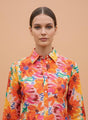 Premium American Crepe Digital Print Puff Sleeve Shirt