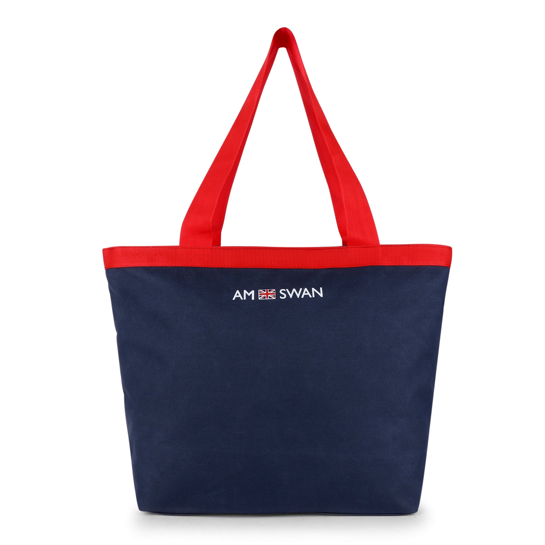 AMSWAN UNISEX BLUE AND RED TOTE BAG