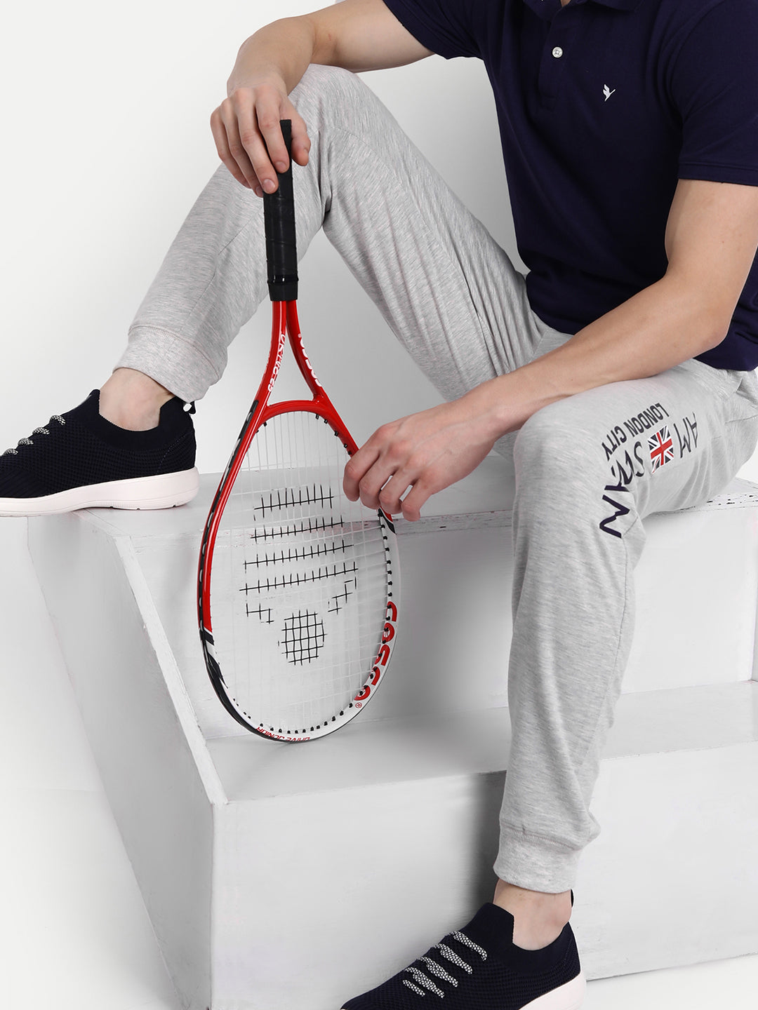 MENS PREMIUM COTTON PRINTED TRACK PANTS