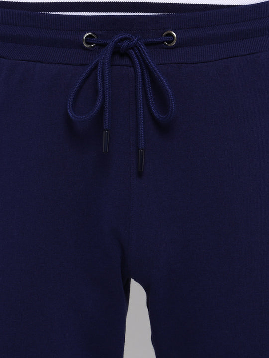 Mens Premium Cotton Colourblocked Printed Track Pants