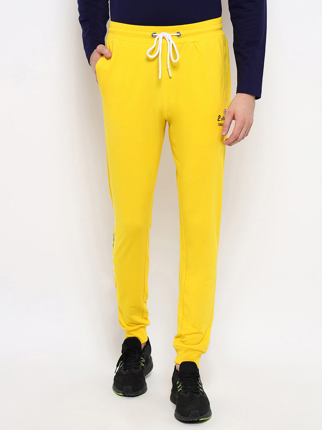 Mens Premium Cotton Printed Track Pants