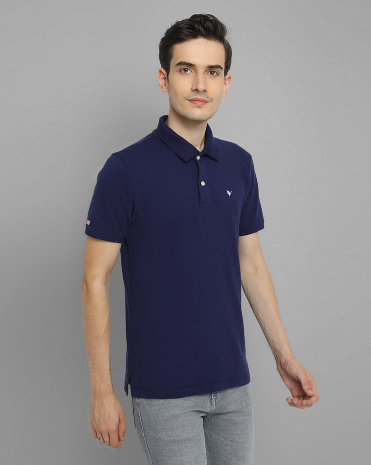 Mens Cotton Rich Half Sleeve Collar T-Shirts