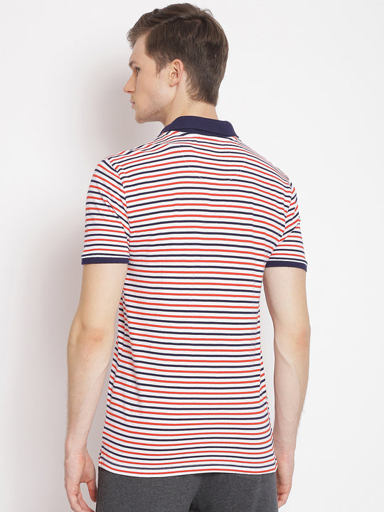 Premium Cotton Striped Polo Tees