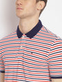 Premium Cotton Striped Polo Tees