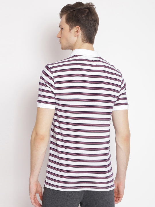 Premium Cotton Striped Polo Tees