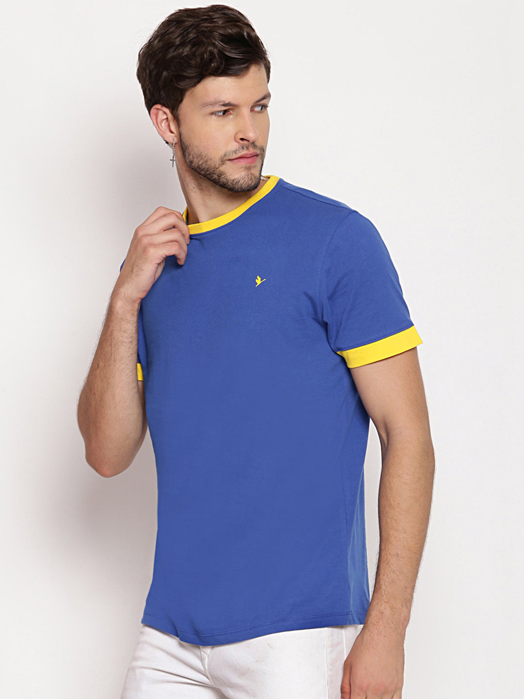 Premium Cotton Crew Neck Half Sleeve T-Shirts for Men's