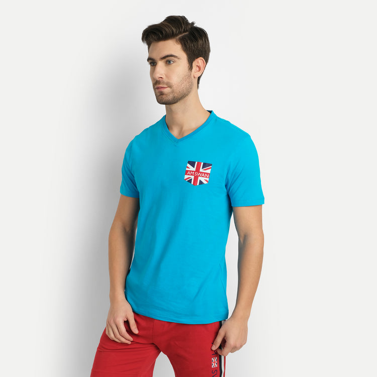Mens Premium Cotton Printed Half Sleeve Crew Neck T-Shirts