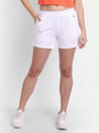 WOMENS PREMIUM COTTON LYCRA SMART FIT WAISTBAND PRINTED SHORTS