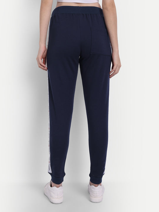 Womens Cotton Lycra Smart Fit Solid Track Pants