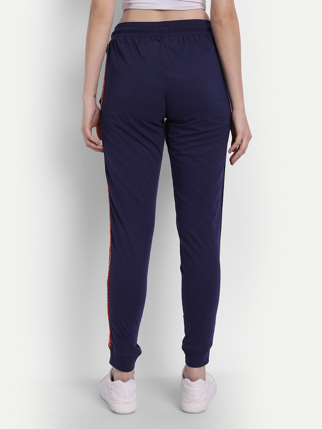 WOMENS PREMIUM COTTON SOLID TRACK PANTS