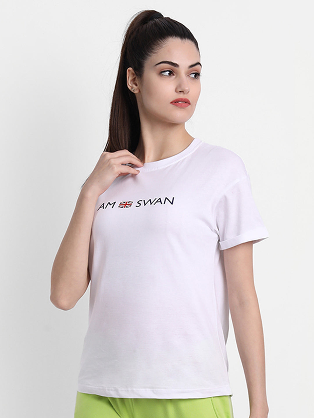 Women's Half Sleeve T-Shirts in Premium Cotton Fabric