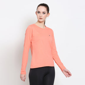 WOMENS PREMIUM COTTON SOLID FULL SLEEVE T-SHIRTS