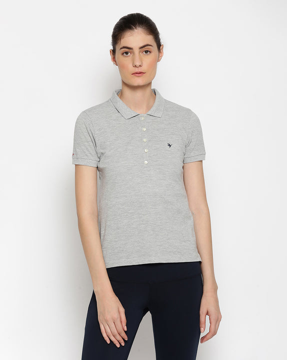 Women's Premium Cotton Solid Half Sleeve Polo T-shirts