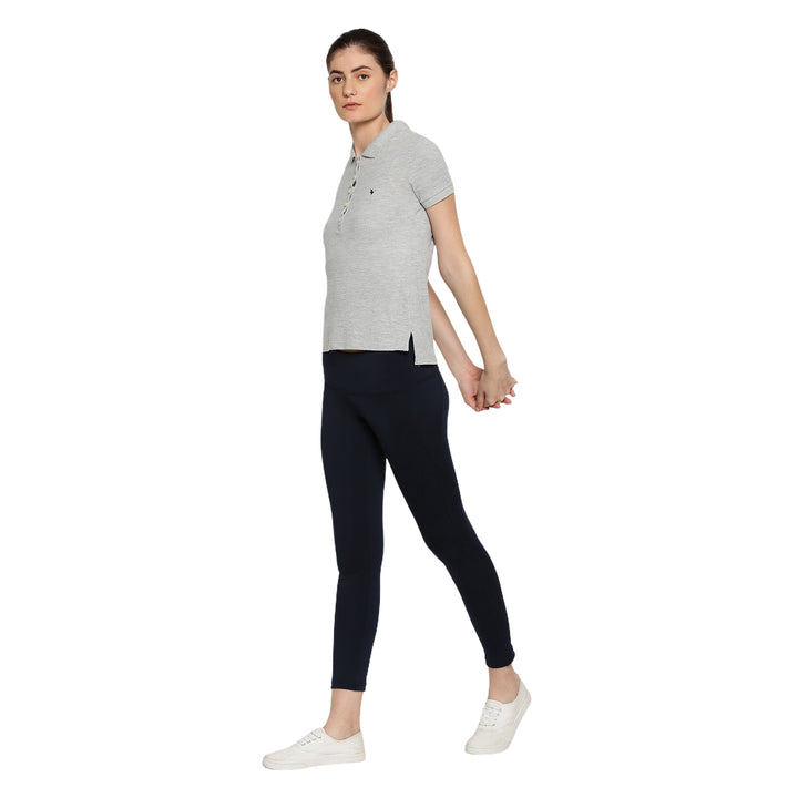 Women's Premium Cotton Solid Half Sleeve Polo T-shirts