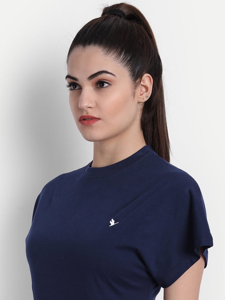 WOMENS PREMIUM COTTON HALF SLEEVE FLARED DRESSES