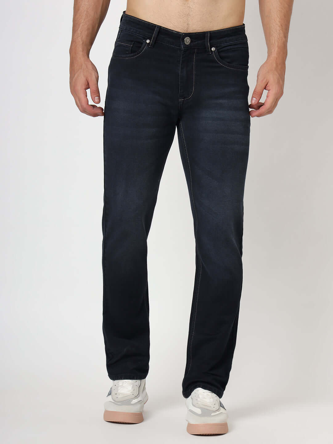 light blue jeans men's regular fit