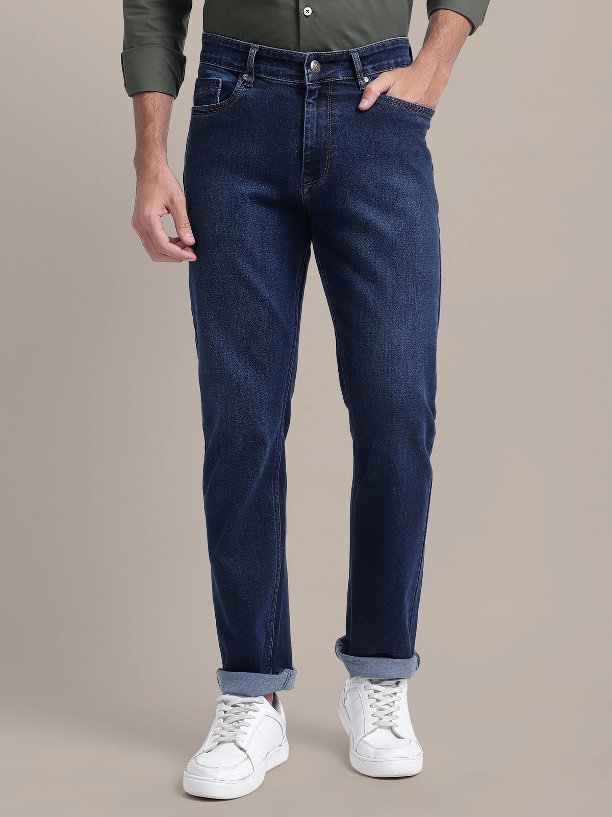 Premium Stretchable Jeans With Straight Fit