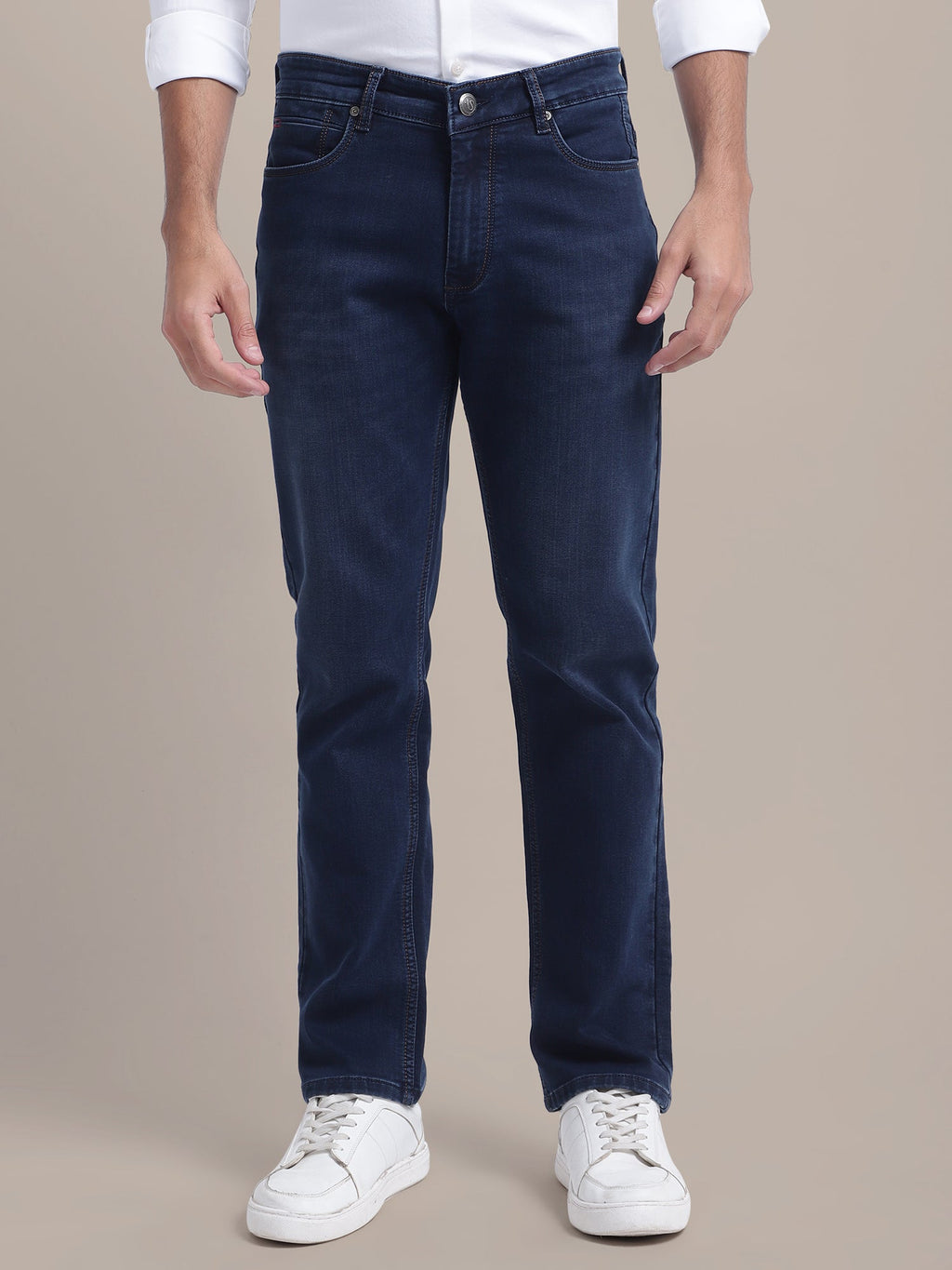 Premium Men'S Jeans Stretchable Comfort Stylish Straight Fit