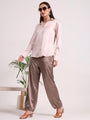 European Satin Loose Fit Trouser
