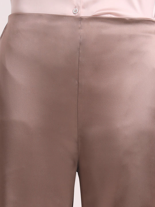 European Satin Loose Fit Trouser