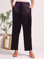 Women's European Satin Loose Fit Trouser