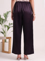 Women's European Satin Loose Fit Trouser