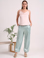 European Satin Loose Fit Trouser